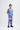 Galur Baju Melayu Teluk Belanga Kids - Stone Blue