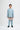 Galur Baju Melayu Teluk Belanga Kids - Ash Blue