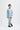 Galur Baju Melayu Teluk Belanga Kids - Ash Blue