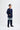 Galur Baju Melayu Teluk Belanga Kids - Navy Blue
