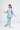 Galur Kurung Kedah Kids - Ash Blue